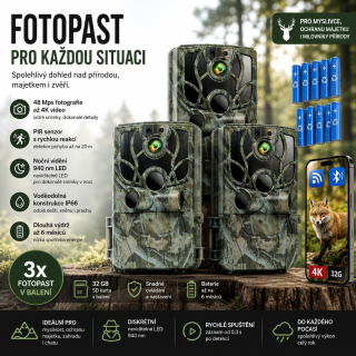 Fotopast set 3ks