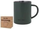 TERMOHRNEK TURISTICKÝ HRNEK MIL-TEC VAKUOVÝ NEREZOVÝ 450 ml Oliv